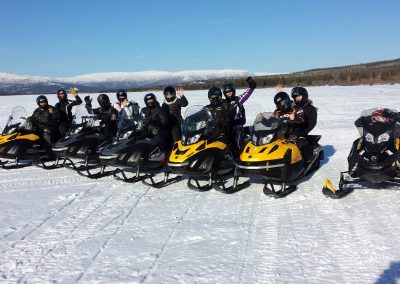 Yukon Snowmobile trip