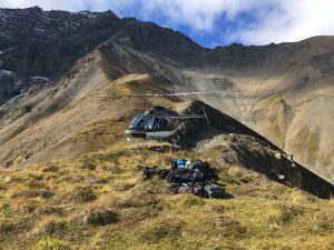Helicopter yukon heli hike trip grey mountain